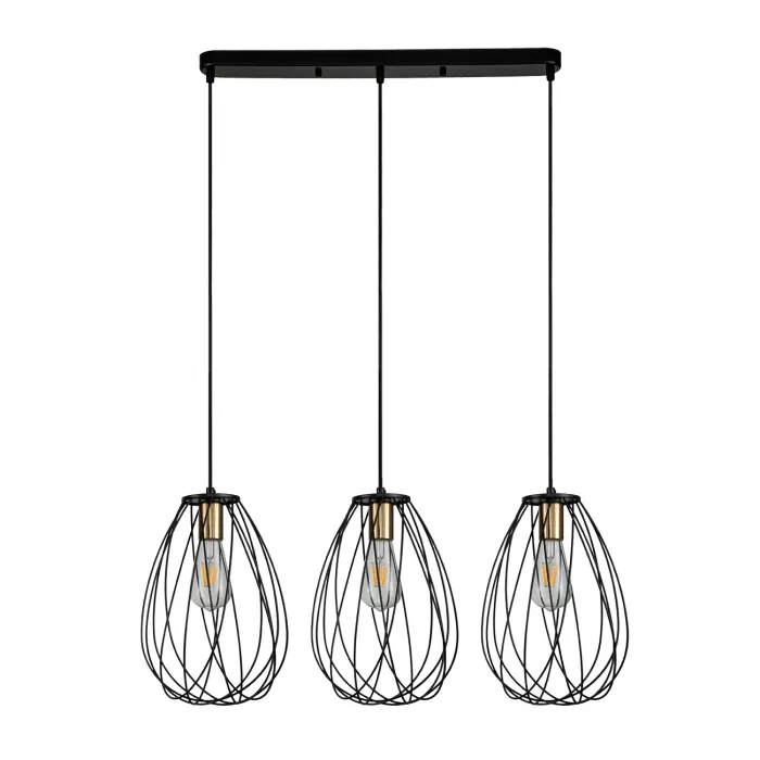 Escada 10180/3S E27*60W Black/Brass от ImperiumLoft