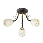 Потолочная люстра CAMILA 1112/3P 3хЕ27х60W черн ESCADA