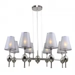 Подвесная люстра Escada 2106/8S E14*40W Nickel