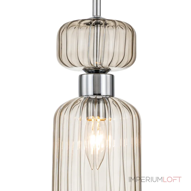 Подвесной светильник Escada 1141/1S E14*60W Chrome/Beige