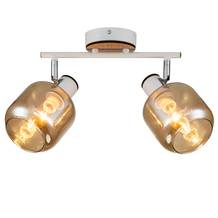 Escada 10177/2A E14*40W White/Chrome/Wood от ImperiumLoft