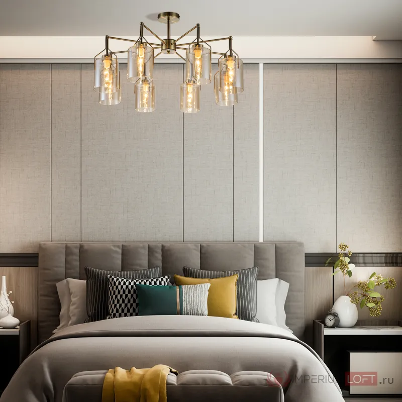 Escada 688/8P E14*40W Brass от ImperiumLoft