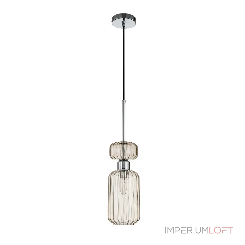 Подвесной светильник Escada 1141/1S E14*60W Chrome/Beige