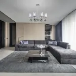 Подвесная люстра Escada 2106/8S E14*40W Nickel