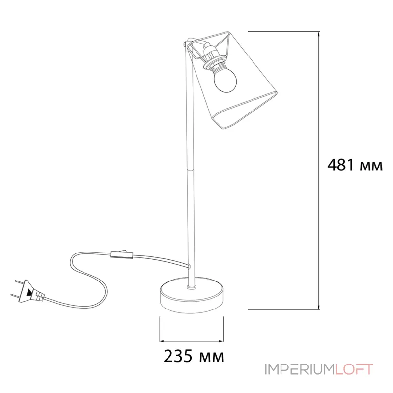 Настольная лампа Escada HALL 10185/L White