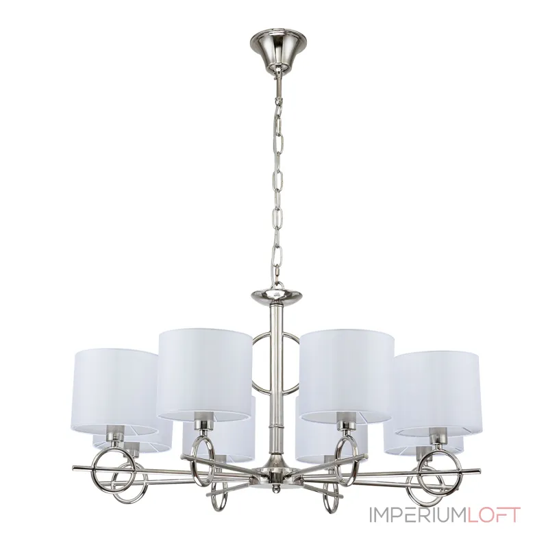 Подвесная люстра Escada 10167/8PL E14*40W Nickel