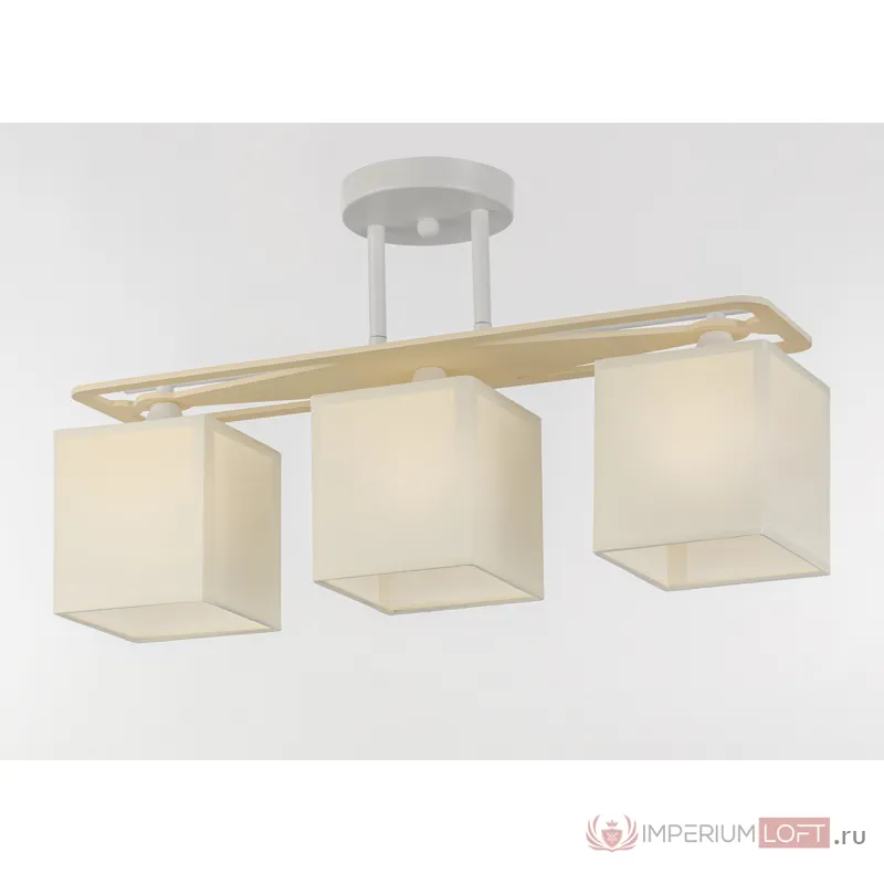 Escada 1117/3PL E27*60W Chrome/White от ImperiumLoft