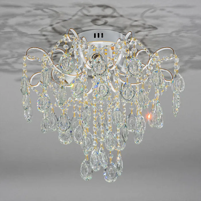 Escada 1120/4PL E14*60W White/Gold от ImperiumLoft
