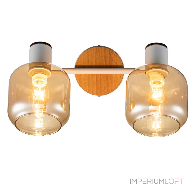 Escada 10177/2A E14*40W White/Chrome/Wood от ImperiumLoft Escada 10177/2A E14*40W White/Chrome/Wood от ImperiumLoft