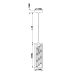 Подвесной светильник Escada MONACO 2101/1S Chrome