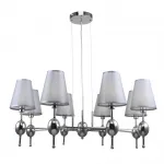 Подвесная люстра Escada 2106/8S E14*40W Nickel