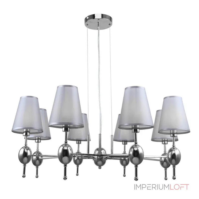 Подвесная люстра Escada 2106/8S E14*40W Nickel