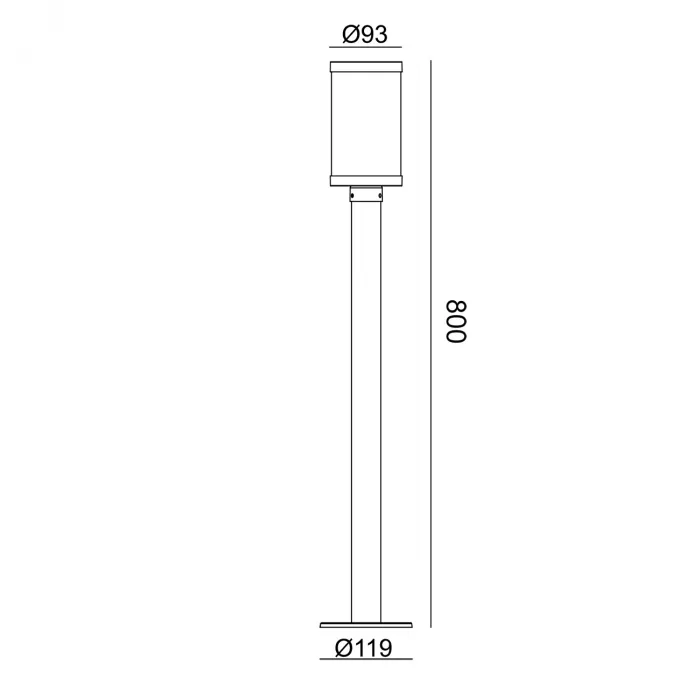 Escada 30003G/02 E27*40W IP44 Dark grey от ImperiumLoft