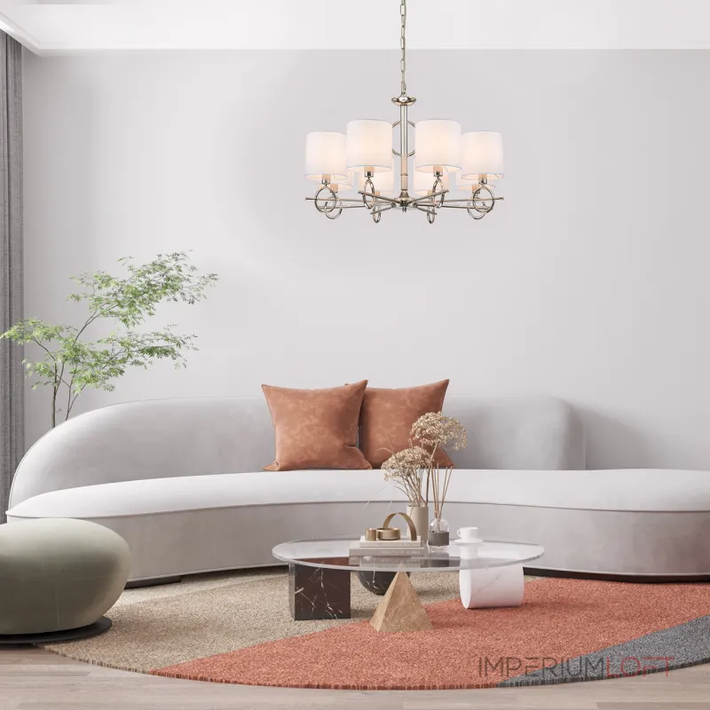 Подвесная люстра Escada 10167/8PL E14*40W Nickel