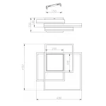 Escada 10242/4 LED*143W Black от ImperiumLoft
