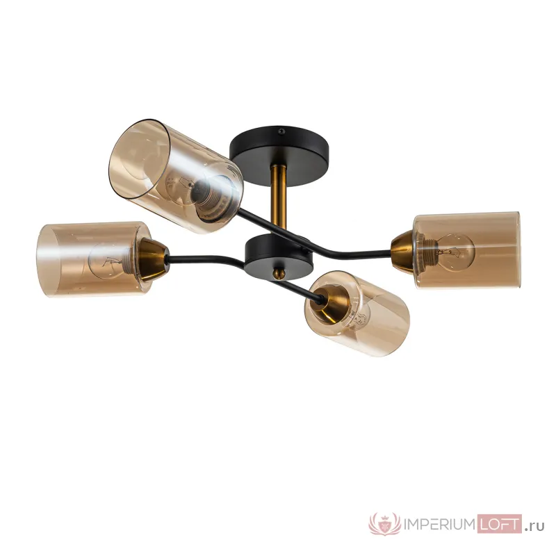 Escada 1131/4P E27*60W Black/Gold от ImperiumLoft