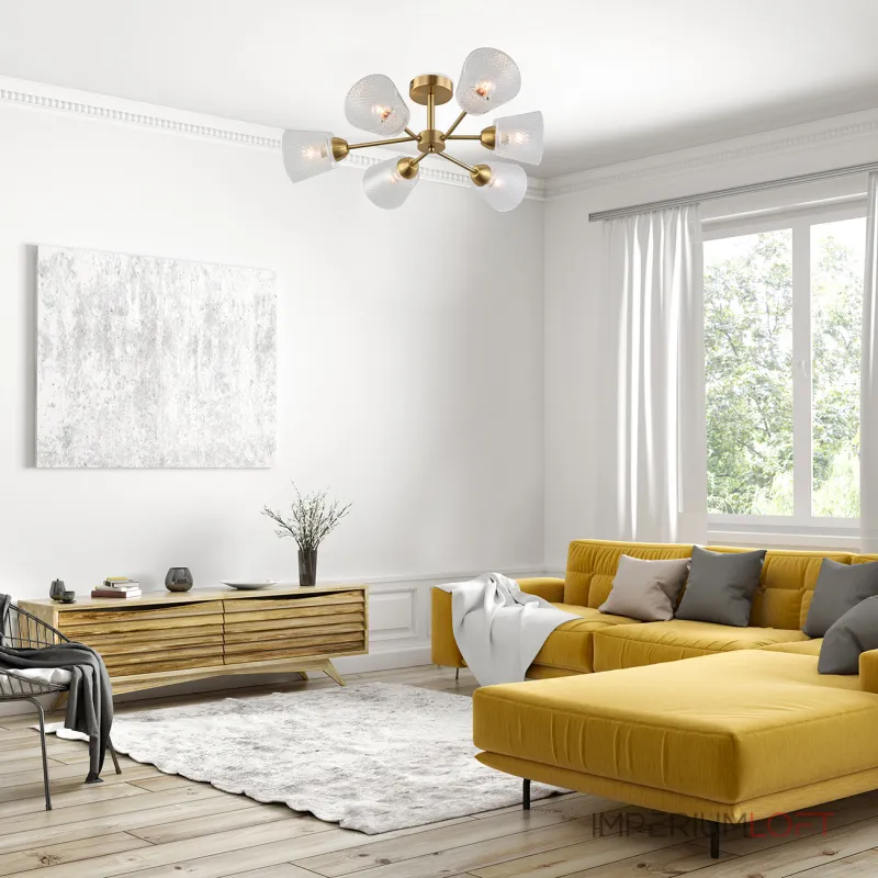 Потолочная люстра Escada AMARANT 1104/6P Brass Потолочная люстра Escada AMARANT 1104/6P Brass