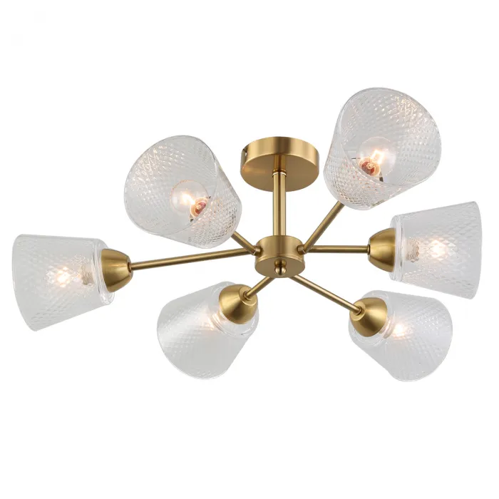 Потолочная люстра Escada AMARANT 1104/6P Brass