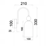 Escada 686/1A E14*60W Copper от ImperiumLoft