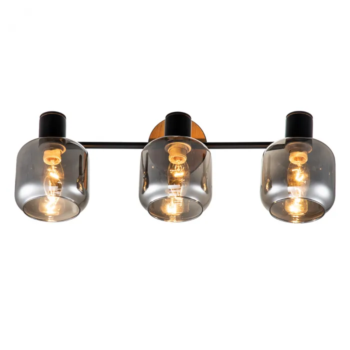 Escada 10177/3A E14*40W Black/Chrome/Wood от ImperiumLoft