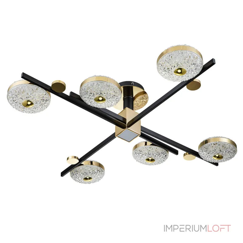 Escada 10219/6 LED*78W Black/Gold