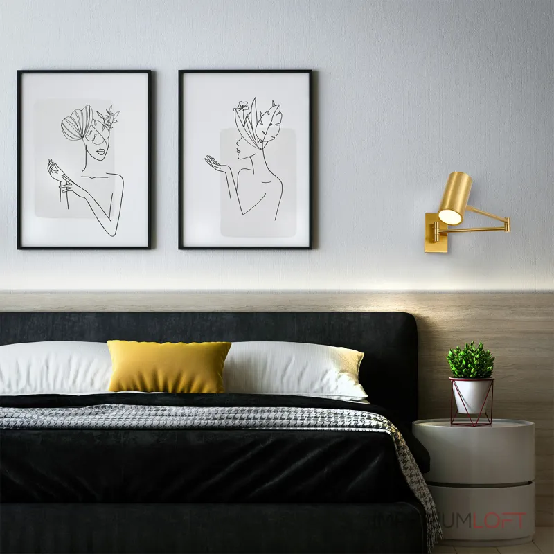 Настенный светильник Escada STIGMA 10282/1LED Brass