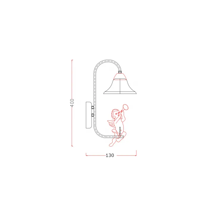 Escada 10169/1A E14*60W White от ImperiumLoft