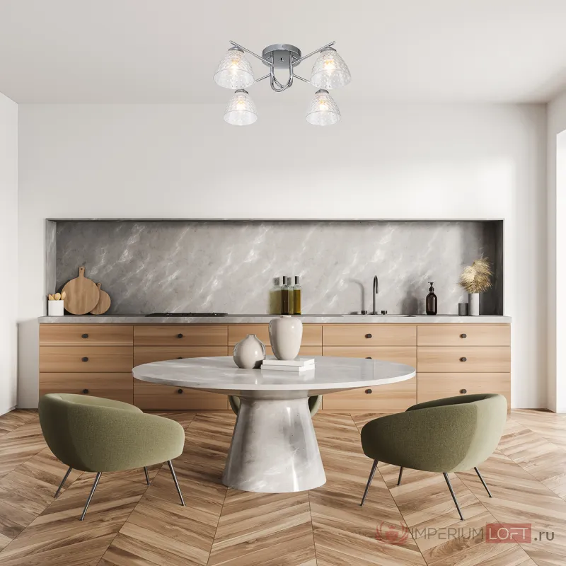 Escada 659/4PL E27*60W Chrome от ImperiumLoft
