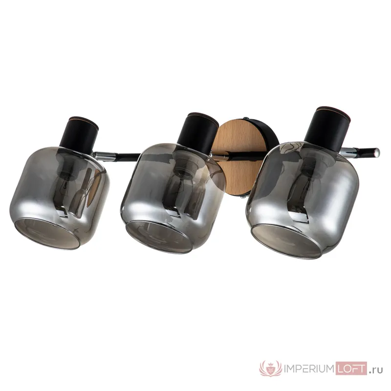 Escada 10177/3A E14*40W Black/Chrome/Wood от ImperiumLoft