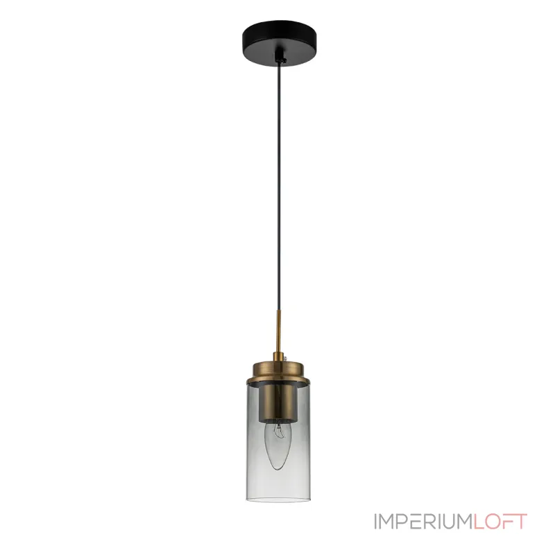 Подвесной светильник Escada 2118/1S E14*40W Black/Brass
