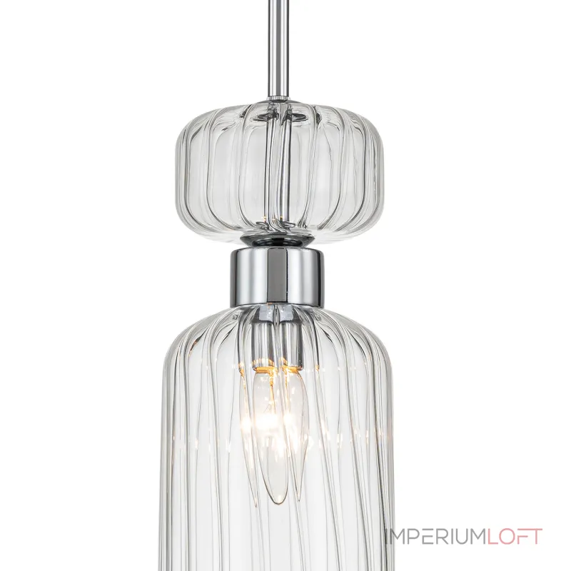 Подвесной светильник Escada 1141/1S E14*60W Chrome/Clear Подвесной светильник Escada 1141/1S E14*60W Chrome/Clear