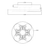 Потолочная люстра Escada BUTTERFLY 10272/8LED