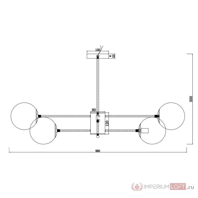 Escada 2110/12P E14*40W Satin nickel от ImperiumLoft