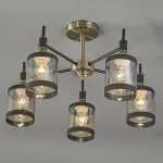 Escada 599/5P E27*60W Antique brass/Black от ImperiumLoft