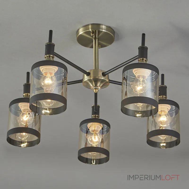 Escada 599/5P E27*60W Antique brass/Black