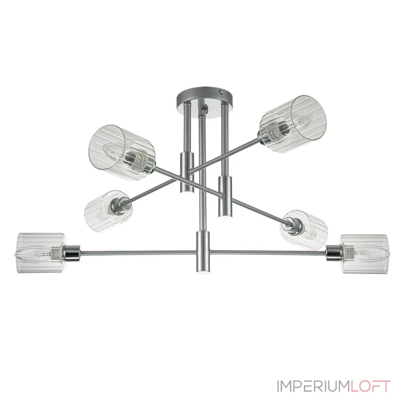 Светильник на штанге Escada 1140/6P E14*40W Silver/Chrome