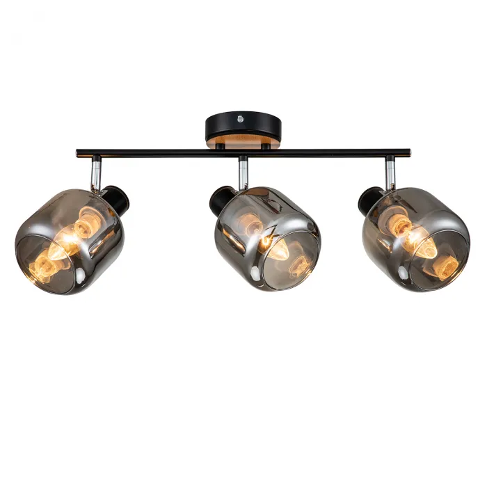 Escada 10177/3A E14*40W Black/Chrome/Wood от ImperiumLoft