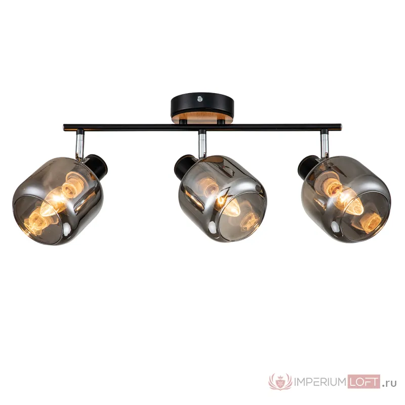 Escada 10177/3A E14*40W Black/Chrome/Wood от ImperiumLoft