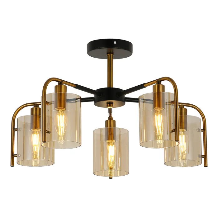 Escada 671/5P E14*40W Black/Gold от ImperiumLoft