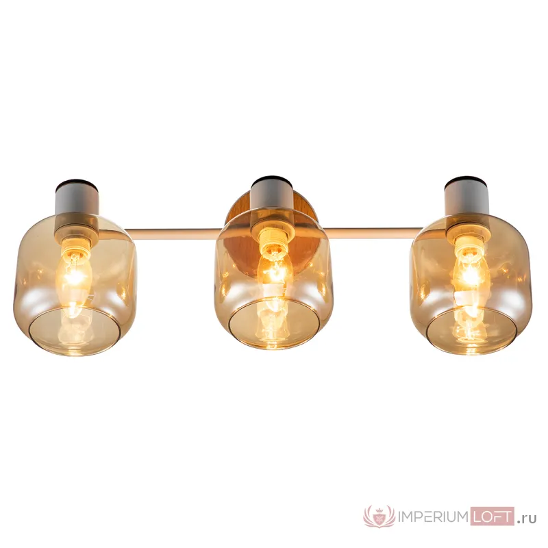Escada 10177/3A E14*40W White/Chrome/Wood от ImperiumLoft