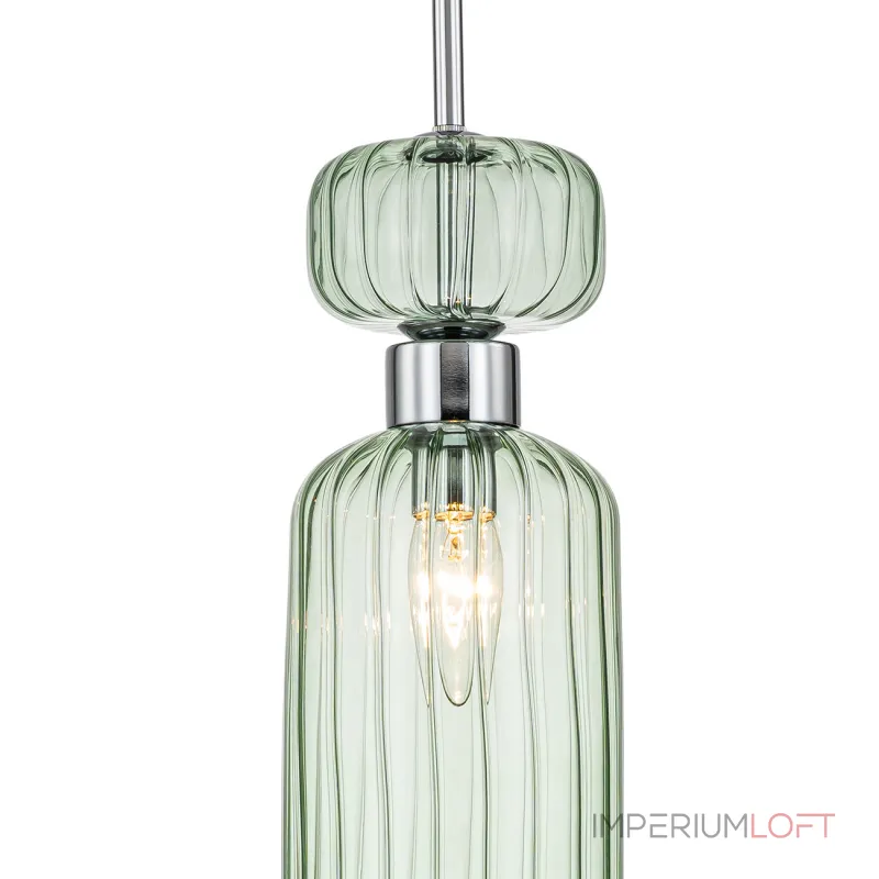 Подвесной светильник Escada 1141/1S E14*60W Chrome/Green