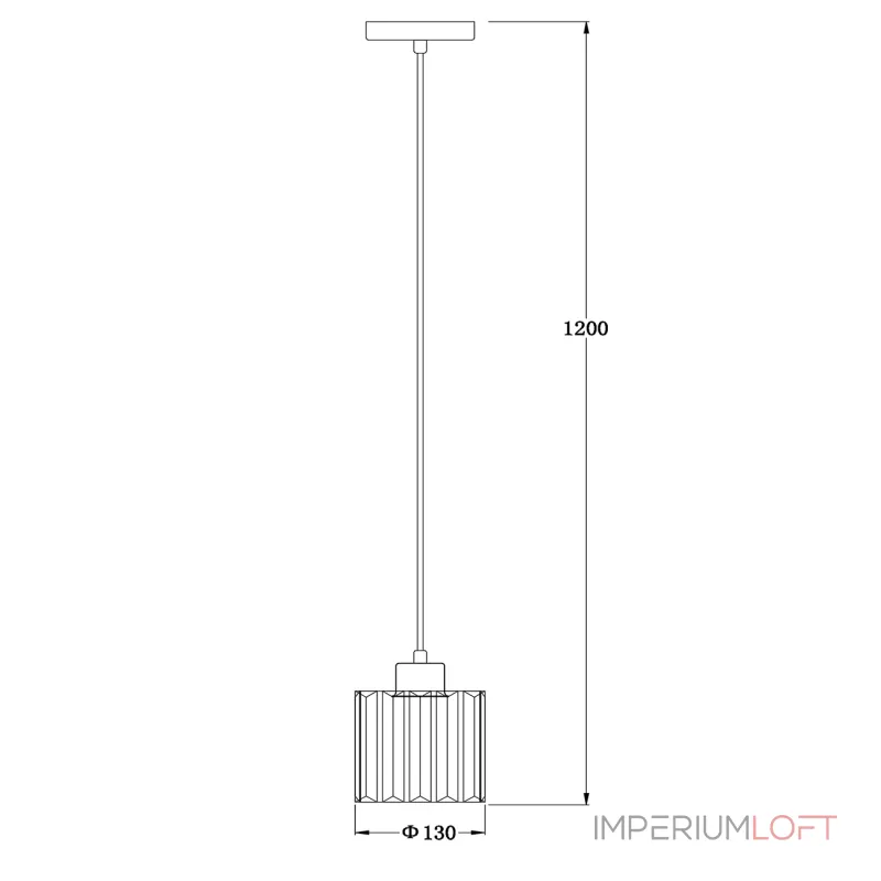 Подвесной светильник Escada 10192/1S E27*60W Chrome