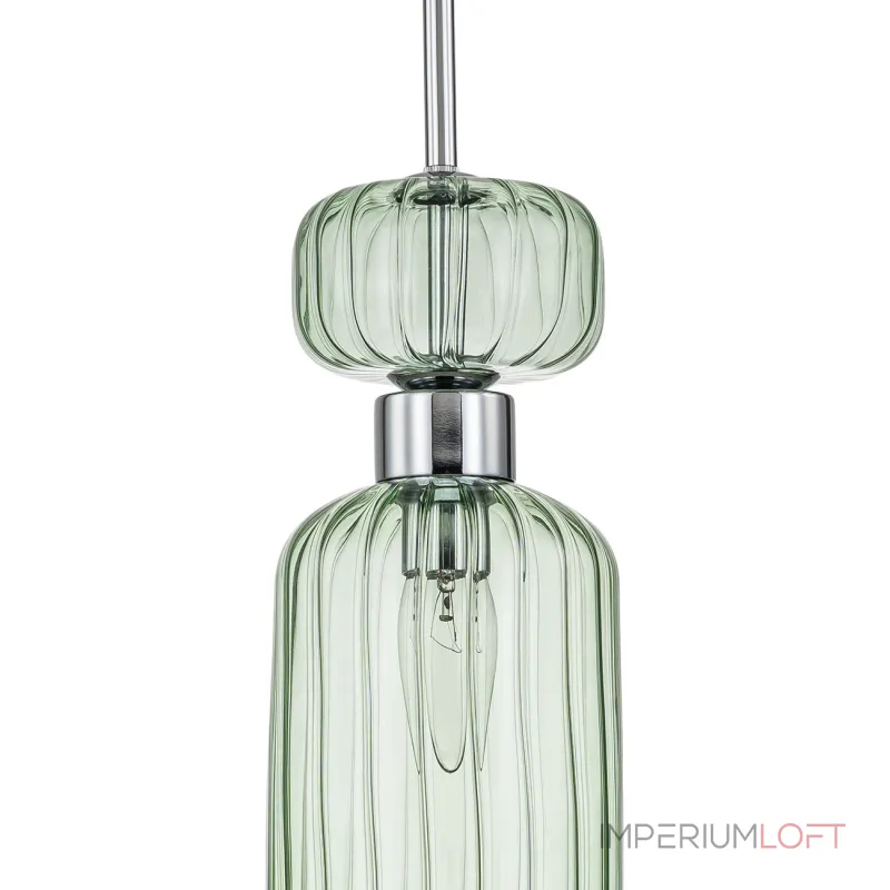 Подвесной светильник Escada 1141/1S E14*60W Chrome/Green