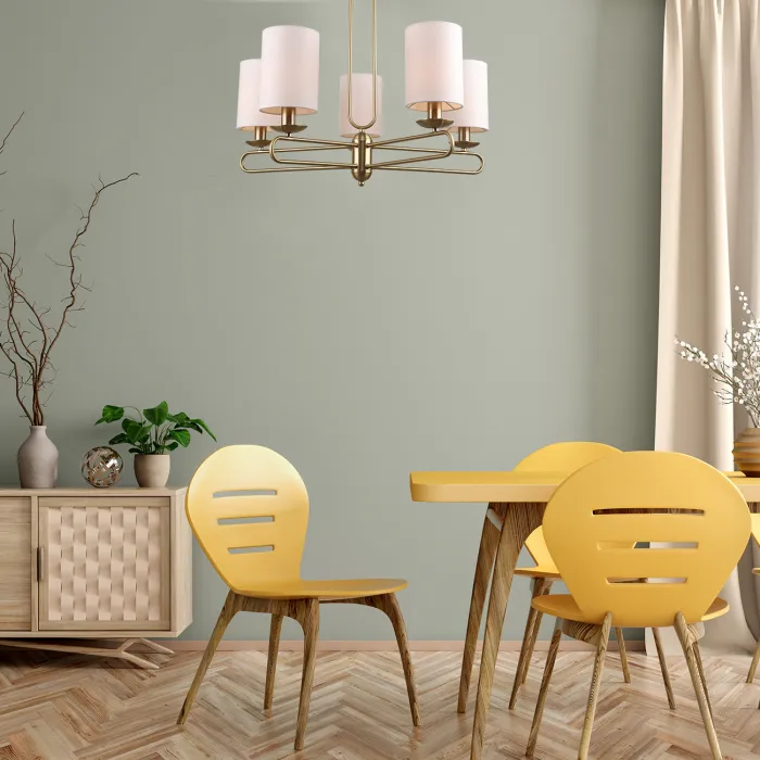 Escada 10166/5PL E14*40W Brass от ImperiumLoft