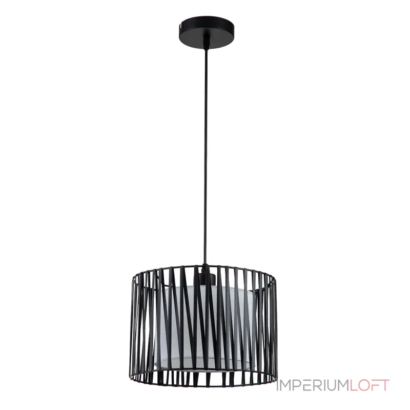Подвесной светильник Escada 10181/1S E27*60W Black/Silver