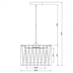 Escada 10181/1S E27*60W Black/Silver от ImperiumLoft