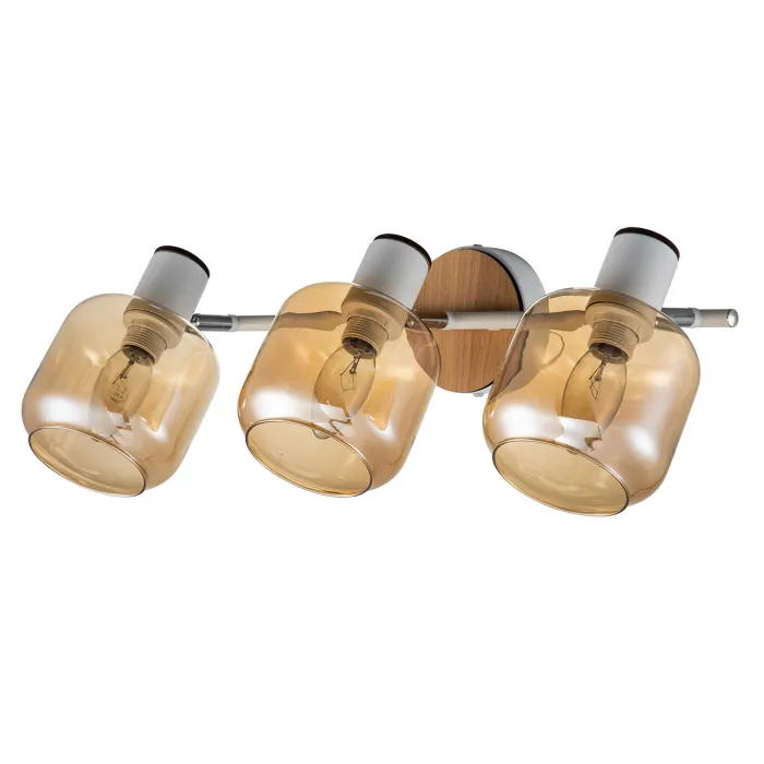 Escada 10177/3A E14*40W White/Chrome/Wood от ImperiumLoft