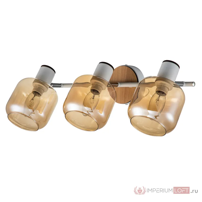 Escada 10177/3A E14*40W White/Chrome/Wood от ImperiumLoft