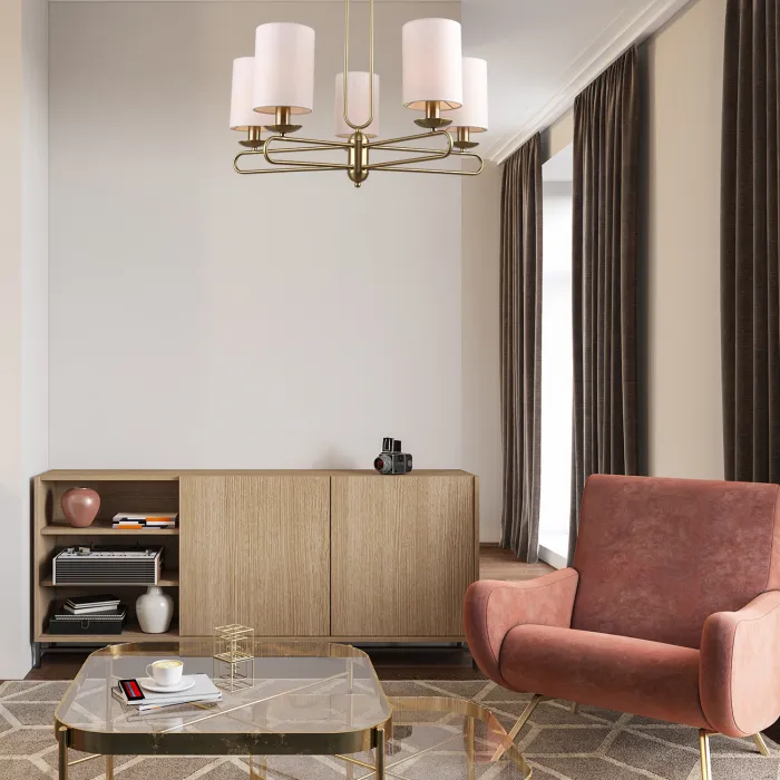 Escada 10166/5PL E14*40W Brass от ImperiumLoft