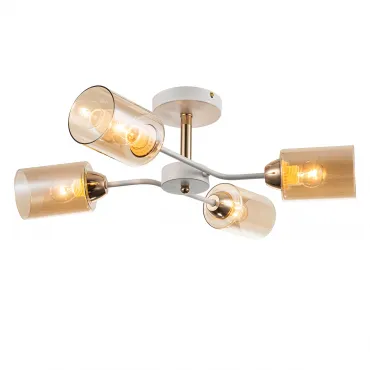 Потолочный светильник Escada 1131/4P E27*60W White/Gold